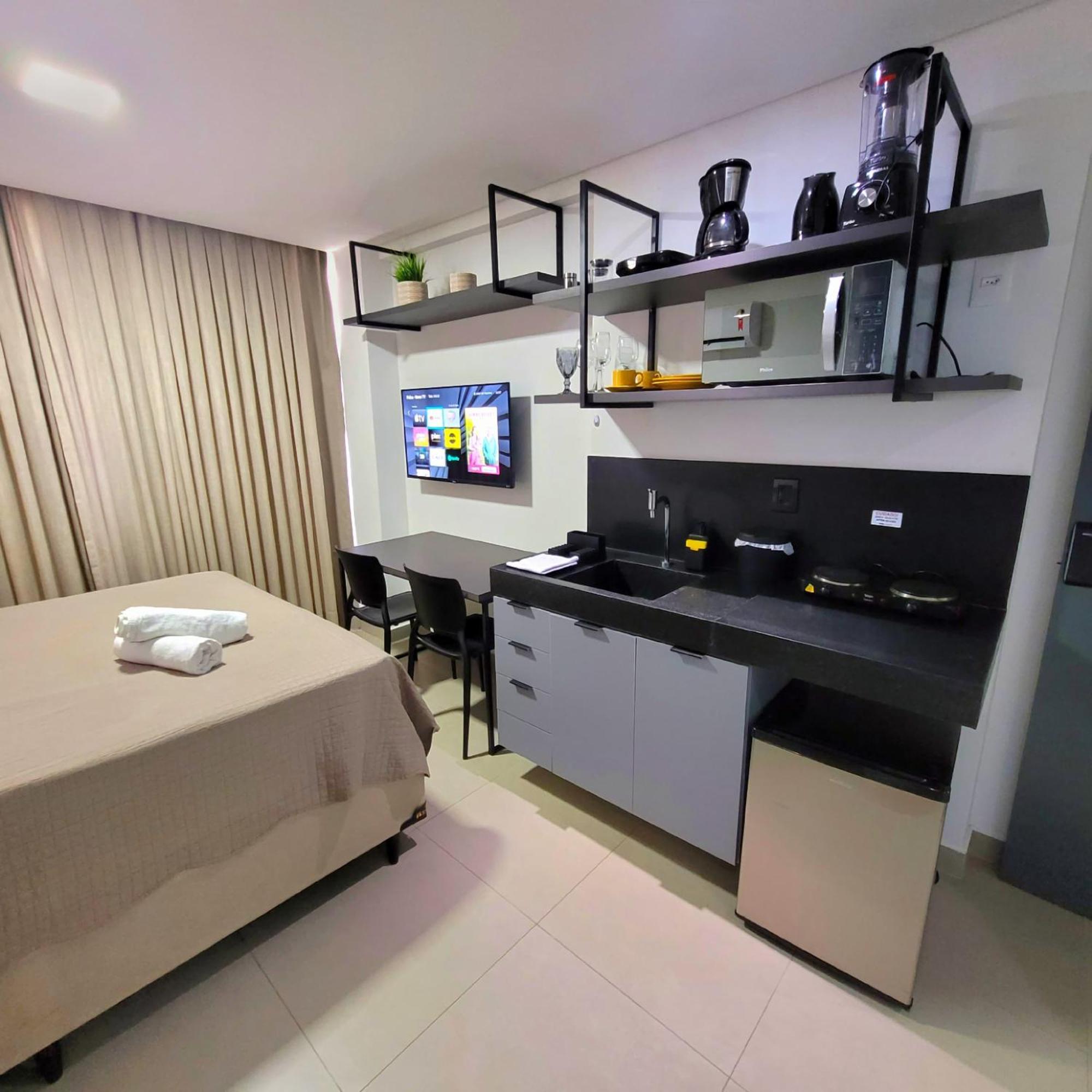 Flat A 50m Caribessa - Get One Aparthotel João Pessoa